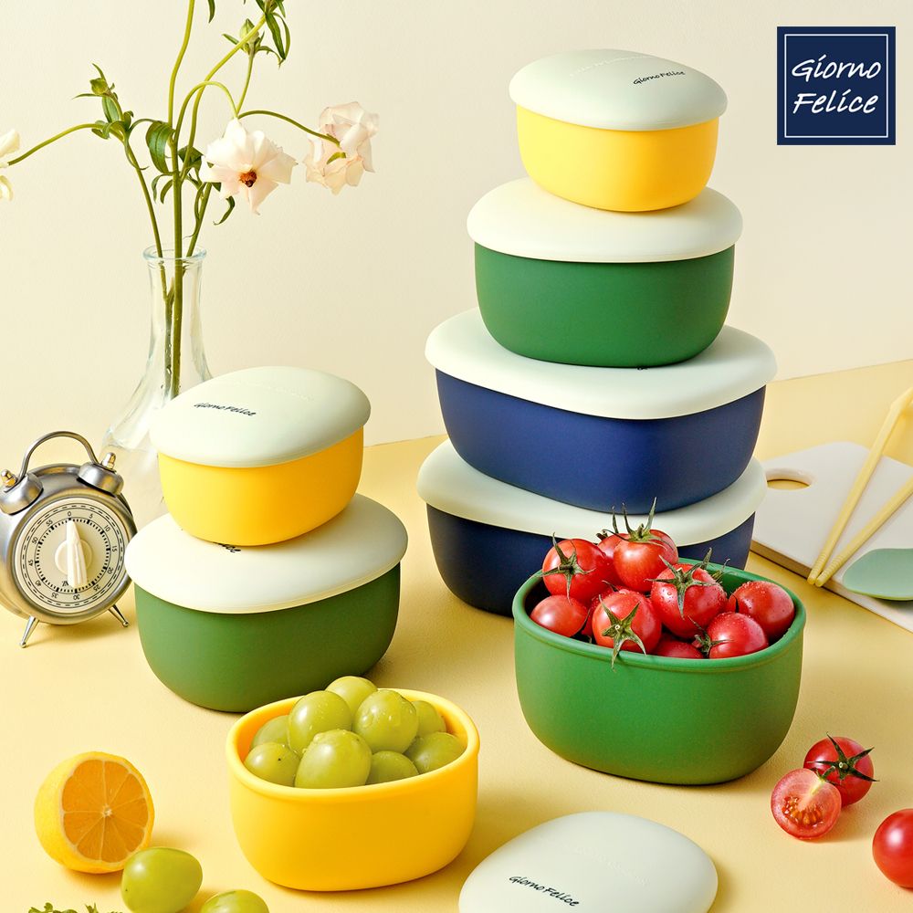 GIORNO FELICE TheSili Platinum Silicone EasyCook Food Storage Container Microwave Oven Safe BPA Free_Made in Korea